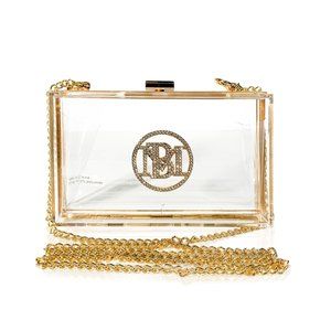 Badgley Mischka Transparent Evening Bag